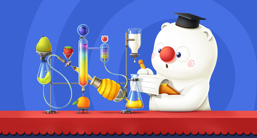 熊博士卡通形象